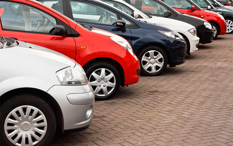 Locação de carros no Brasil.