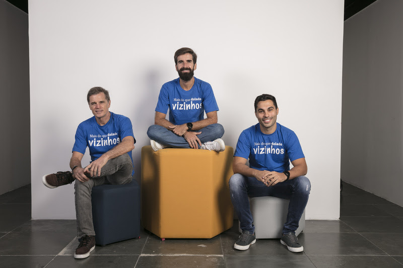 Na foto, Marcelo Loureiro, Guilherme Freire e Khalil Yassine