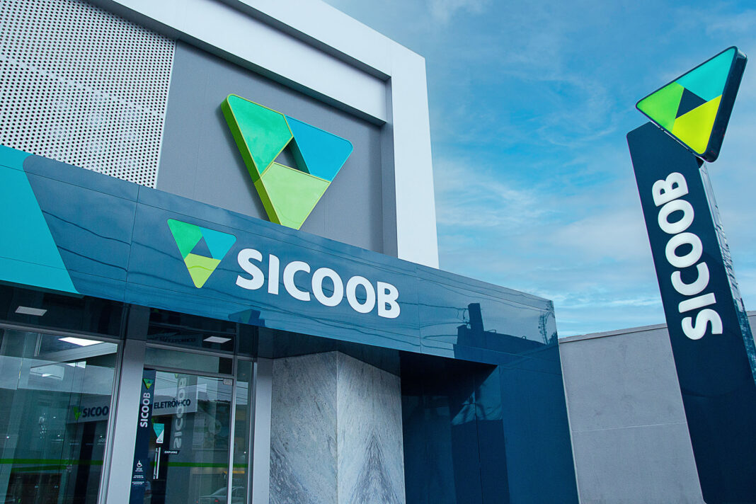 Fachada de agência Sicoob