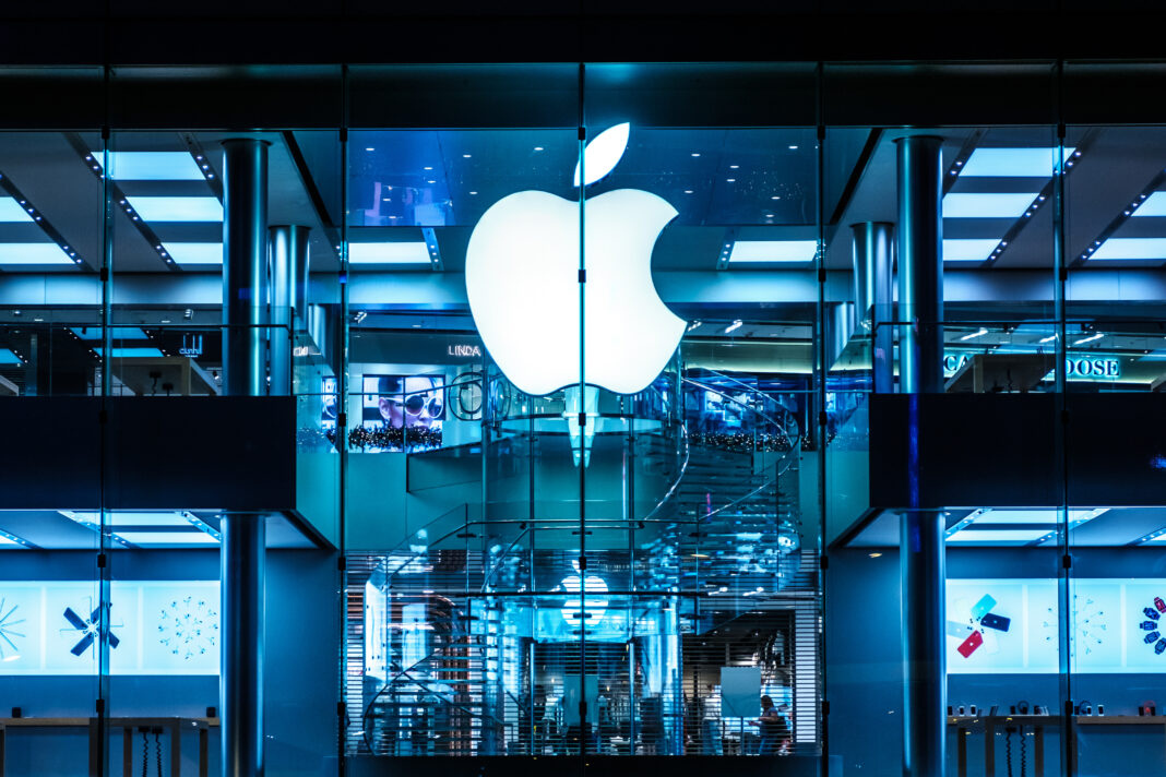 Fachada da loja da Apple