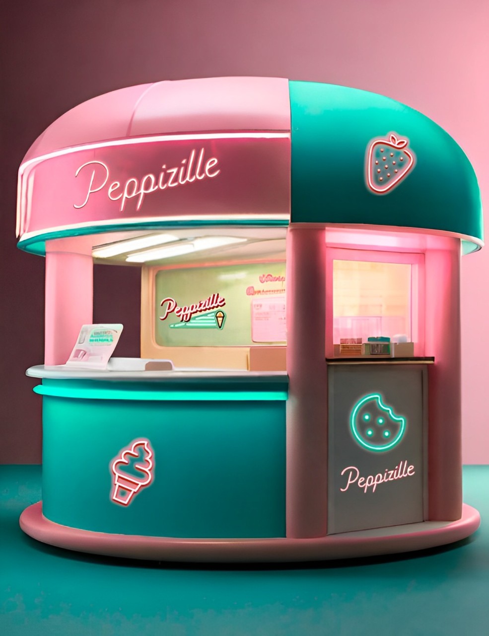 Ilustração de loja da Peppizille