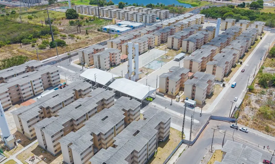 Vista aérea empreendimento Minha Csa Minha Vida