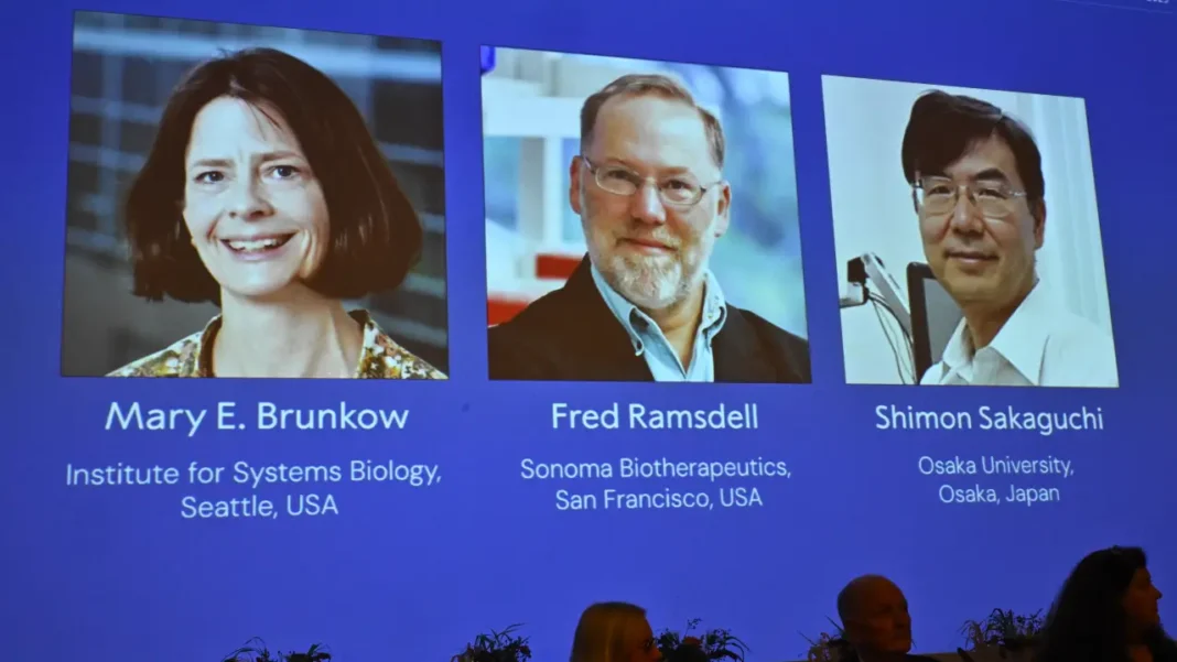 Mary Brunkow, Fred Ramsdell, Shimon Sakaguchi