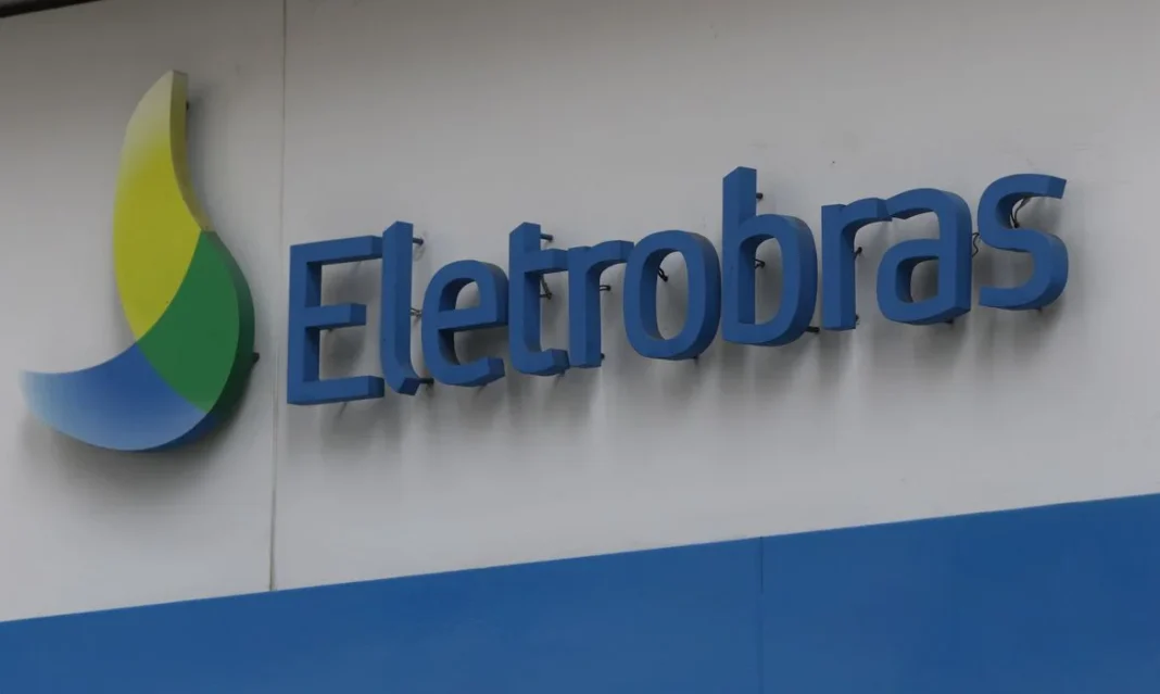 Marca na fachada da Eletrobrás