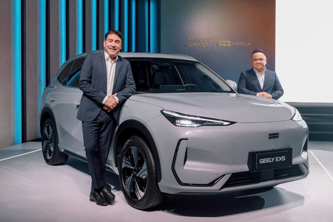 Dirigentes da Renault e Geely