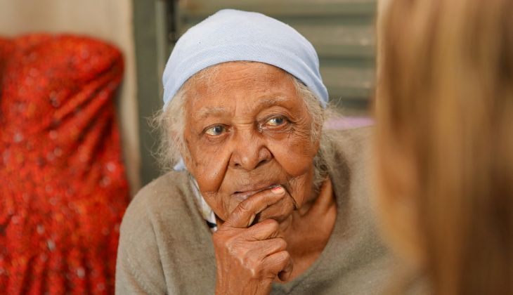 Idosa da comunidade Kalunga