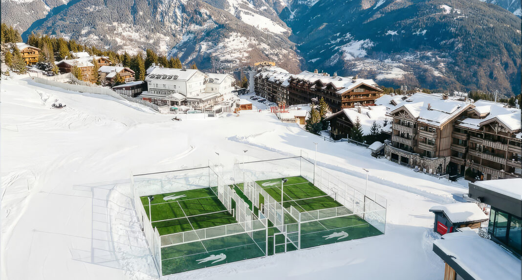 Quadras de padel em Courchevel