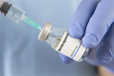 Ampoula de lenacapavir