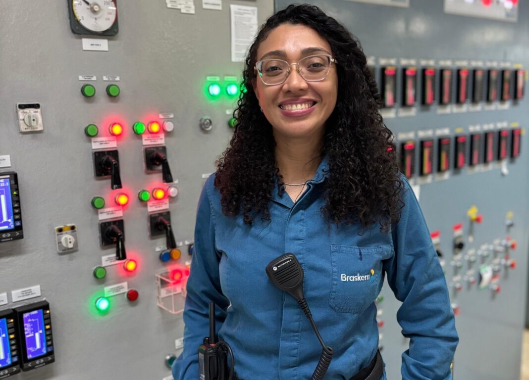 Mestranda em Engenharia Química pela UFBA, a operadora Thamara Tomires Souza