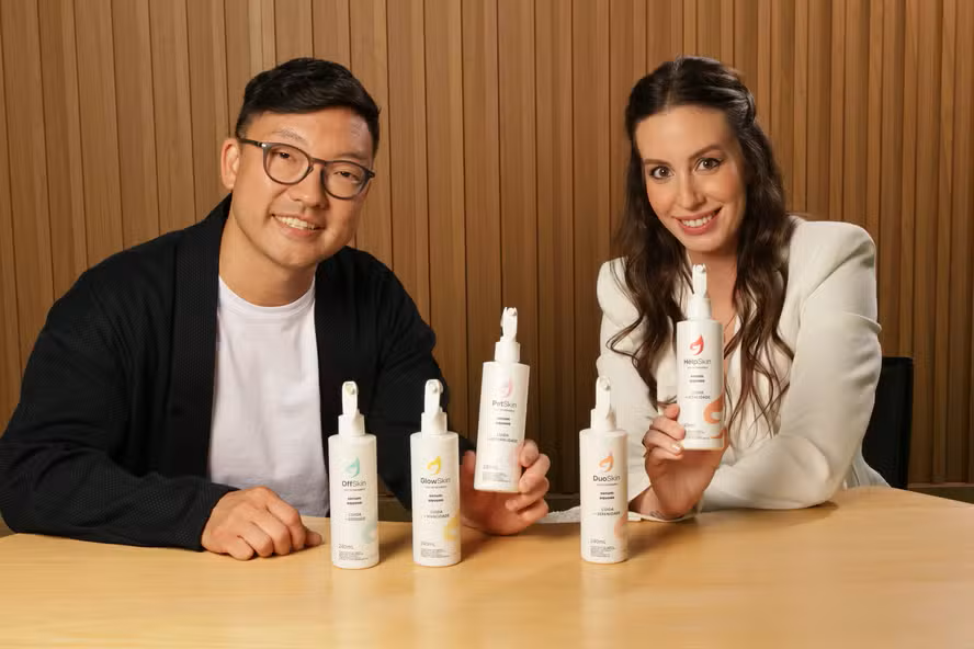 Nathália Starek e Rodolfo Komatsu