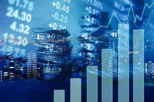 Ilustração de economia e finanças