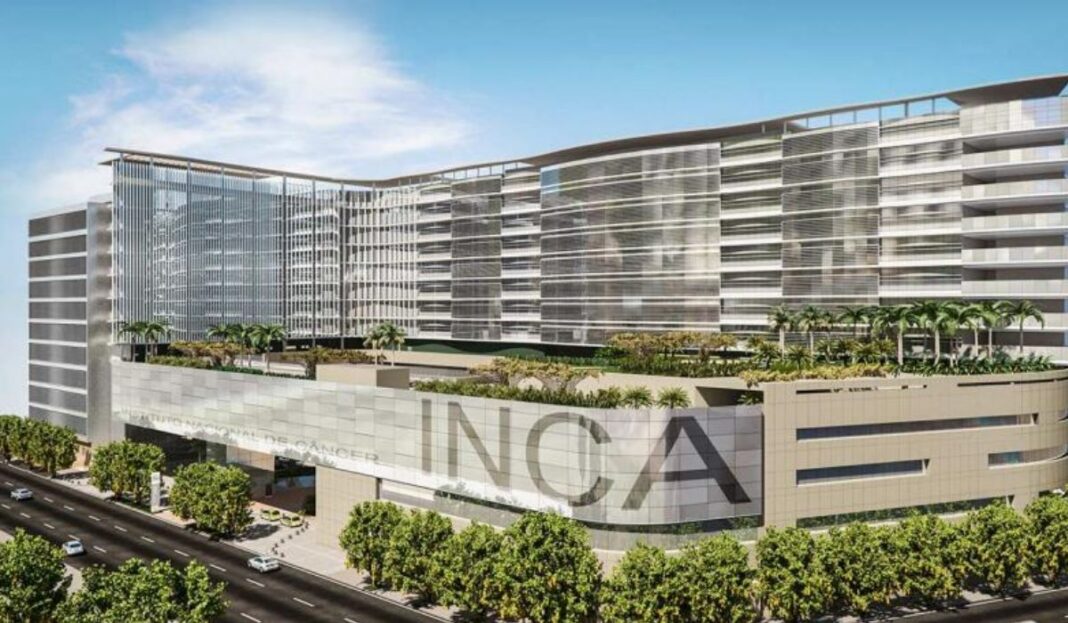 Perspectiva ilustrada do novo INCA