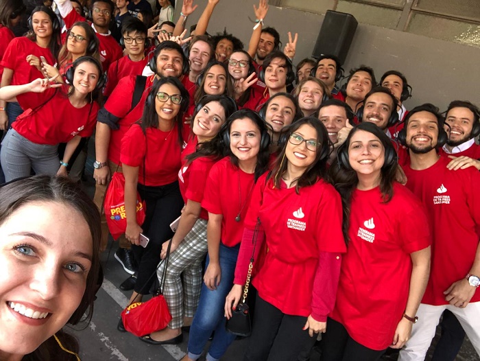 Participantes do programa de tarinee Santander