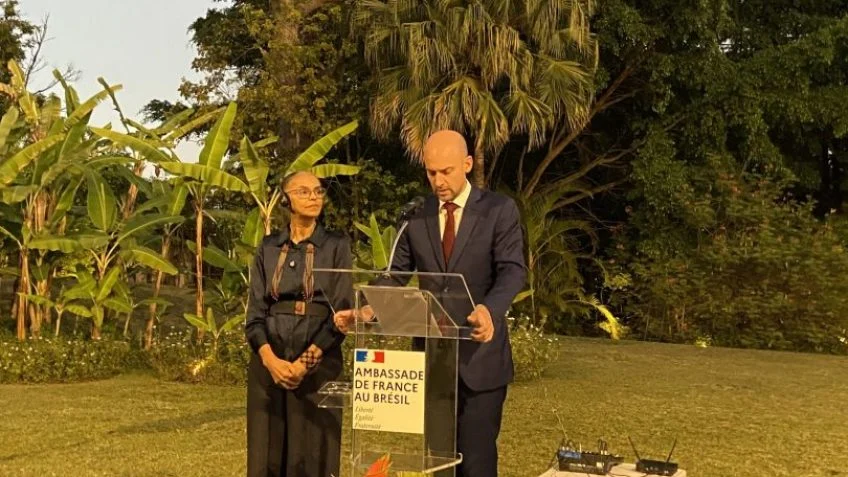 Marina Silva e Jean-Noel Barrot