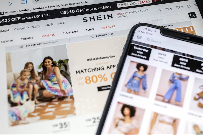 Site da Shein