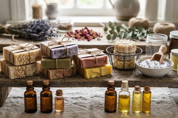 Cosméticos artesanais